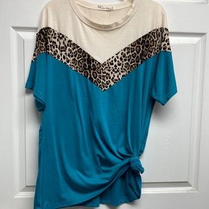 Turquoise shirt